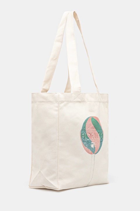 Fiorucci torba bawełniana Lollipop Print Canvas Tote kolor beżowy U02SPABA275CO03WH02 - zdjęcie produktu nr 2