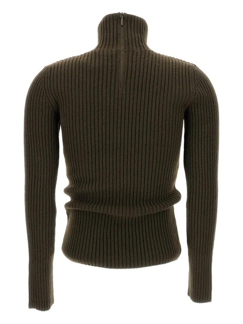 Max Mara ribbed turtleneck sweater - Green - zdjęcie produktu nr 2