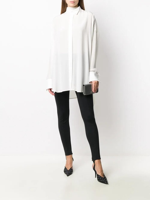 Balenciaga tuxedo scarf shirt - White - zdjęcie produktu nr 2