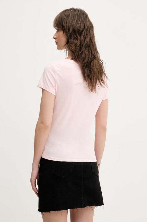 Tommy Jeans t-shirt bawełniany 2-pack damski kolor biały DW0DW21367 - zdjęcie produktu nr 2