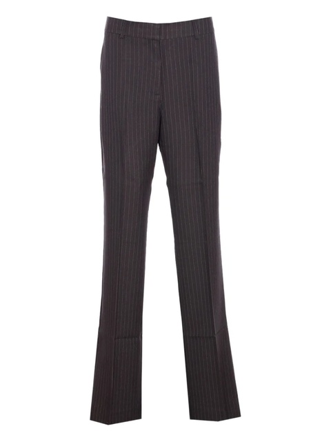 Essentiel Antwerp pinstripe zip trousers - Grey - zdjęcie produktu nr 1