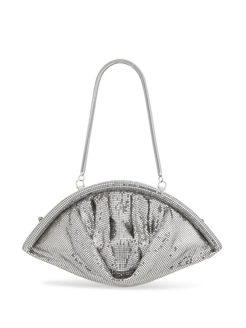 Rabanne mesh clutch bag - Silver - zdjęcie produktu nr 1