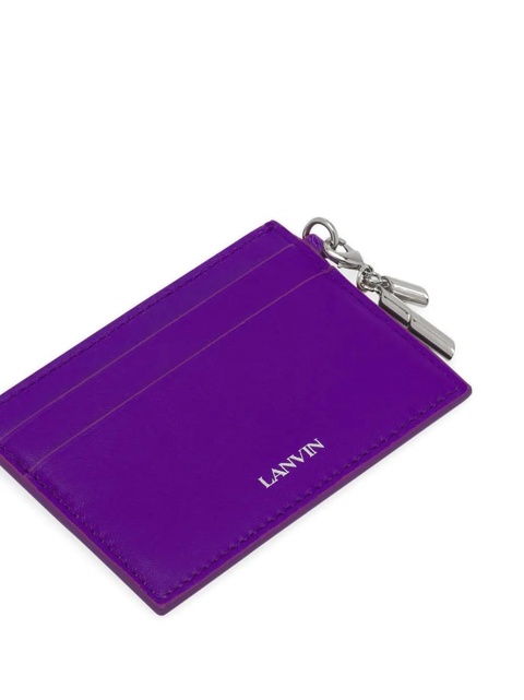 Lanvin leather cardholder - Purple - zdjęcie produktu nr 2