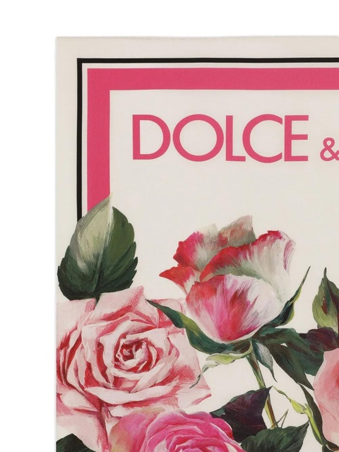 Dolce & Gabbana logo-print scarf - White - zdjęcie produktu nr 2