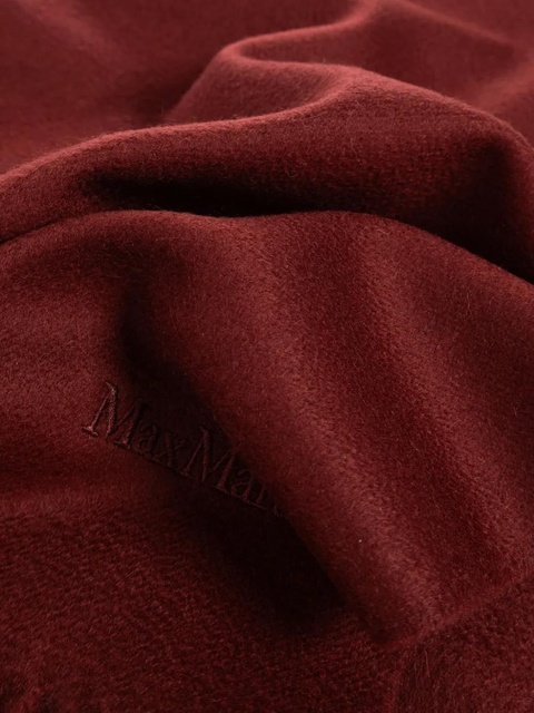 Max Mara fringed scarf - Red - zdjęcie produktu nr 2