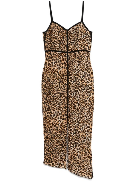 Nanushka Abir midi dress - Brown - zdjęcie produktu nr 1