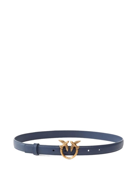 PINKO Love Berry buckle leather belt - Blue - zdjęcie produktu nr 1