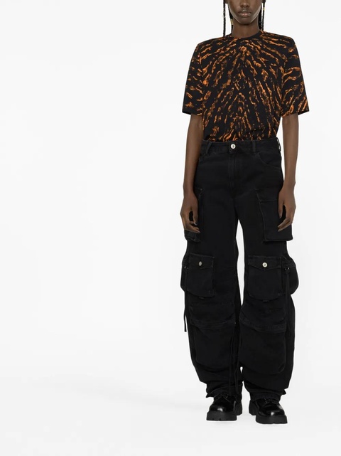 The Attico Fern cargo jeans - Black - zdjęcie produktu nr 2