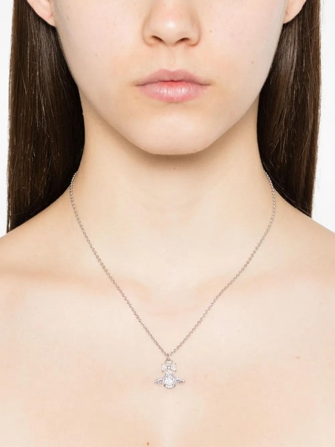Vivienne Westwood Orb crystal-embellished necklace - Silver - zdjęcie produktu nr 2