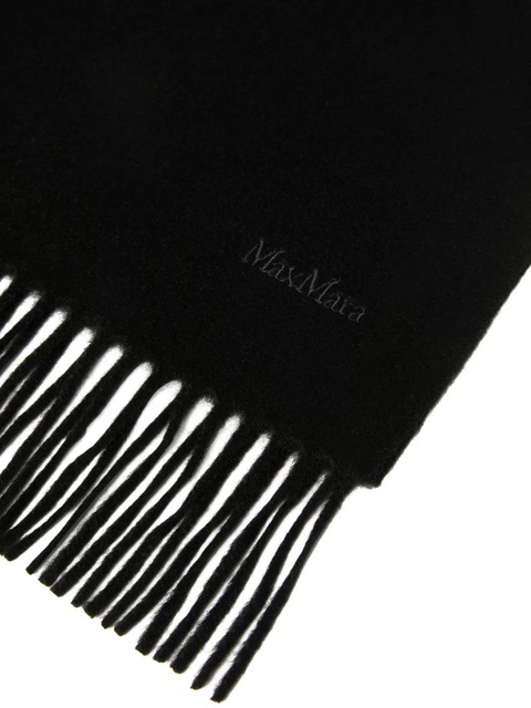 Max Mara fringed scarf - Black - zdjęcie produktu nr 2