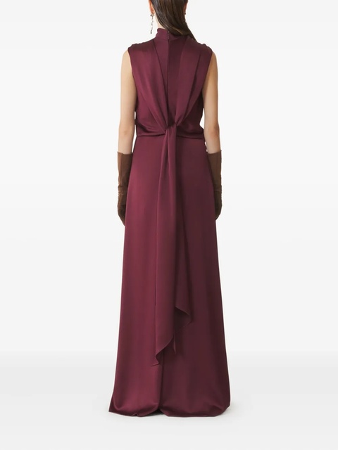 Lanvin high-neck twisted jumpsuit - Red - zdjęcie produktu nr 2