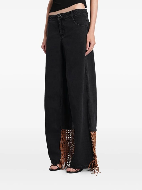 Christopher Esber Basket Leather jeans - Black - zdjęcie produktu nr 2