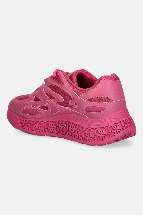 Guess sneakersy SWANIA damskie kolor różowy FLTSWA LEA12 - zdjęcie produktu nr 2
