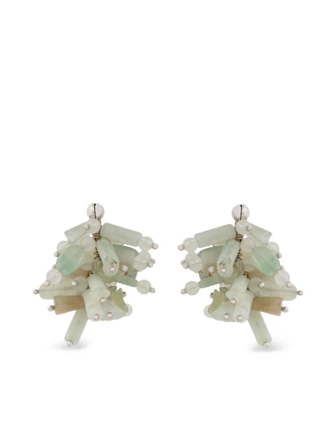 DRIES VAN NOTEN stone-cluster earrings - Silver - zdjęcie produktu nr 1