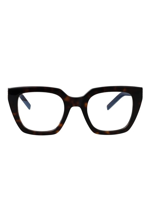 Saint Laurent Eyewear square-frame glasses - Brown - zdjęcie produktu nr 2