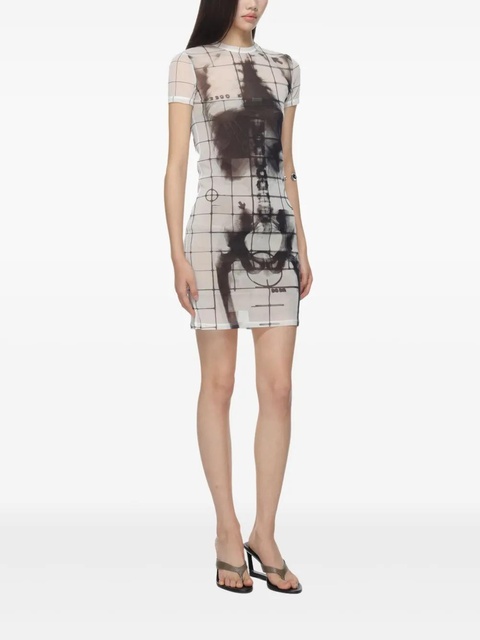 Jean Paul Gaultier Squeletor mini dress - White - zdjęcie produktu nr 2