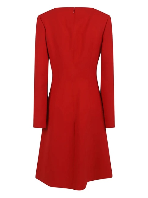 Alexander McQueen long-sleeve dress - Red - zdjęcie produktu nr 1