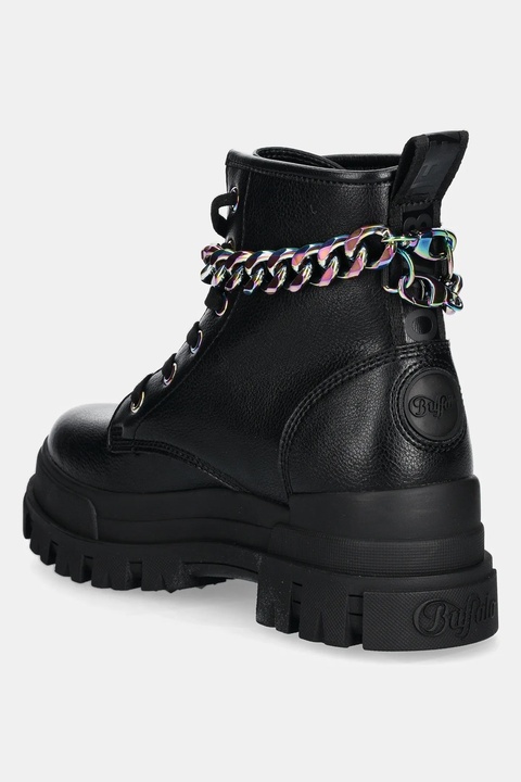 Buffalo workery Aspha Rld Chain 3.0 damskie kolor czarny na płaskim obcasie 1622557-BLK - zdjęcie produktu nr 2