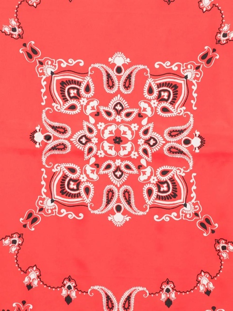 SANDRO bandana-print scarf - Red - zdjęcie produktu nr 2