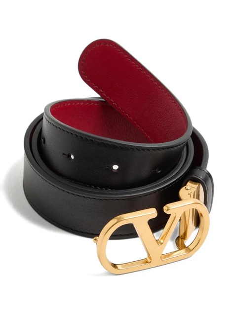Valentino Garavani VLogo Signature reversible belt - Black - zdjęcie produktu nr 2