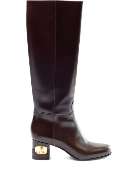Valentino Garavani logo-heel boots - Brown - zdjęcie produktu nr 1
