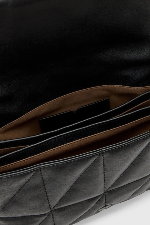 AllSaints torebka skórzana ONDINE kolor czarny W212XD - zdjęcie produktu nr 2