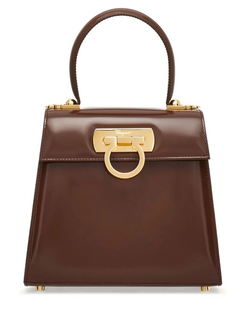 Ferragamo Iconic Top Handle tote bag - Brown - zdjęcie produktu nr 1