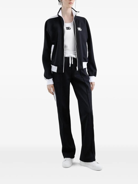 Dolce & Gabbana logo-embroidered track pants - Black - zdjęcie produktu nr 1