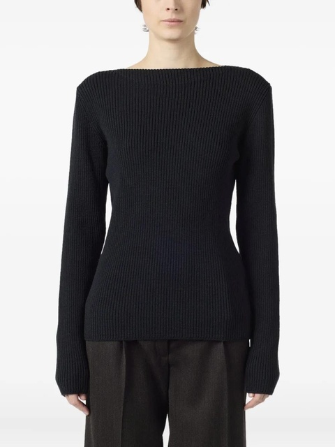 OUR LEGACY ribbed sweater - Black - zdjęcie produktu nr 1