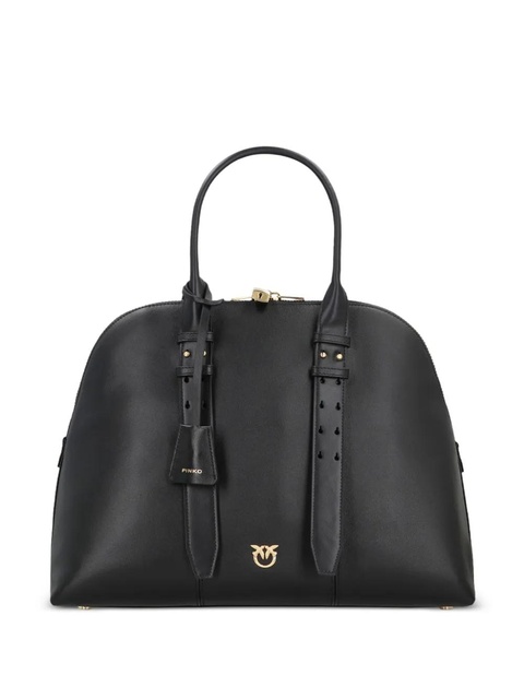 PINKO maxi Escape leather tote bag - Black - zdjęcie produktu nr 1
