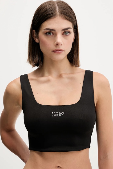 Tommy Jeans top kolor czarny DW0DW21564 - zdjęcie produktu nr 2