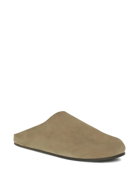The Row Hudson round-toe mules - Green - zdjęcie produktu nr 2