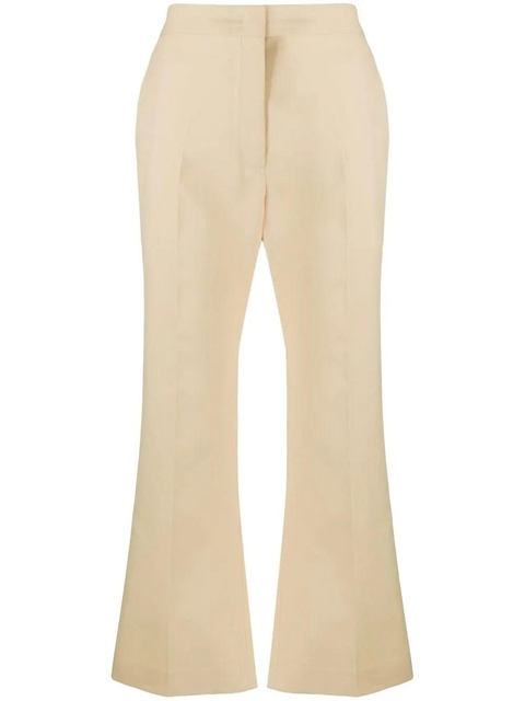 Jil Sander high-waisted flared trousers - Neutrals - zdjęcie produktu nr 1