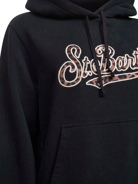 MC2 Saint Barth drawstring kangaroo pocket sweater - Blue - zdjęcie produktu nr 1