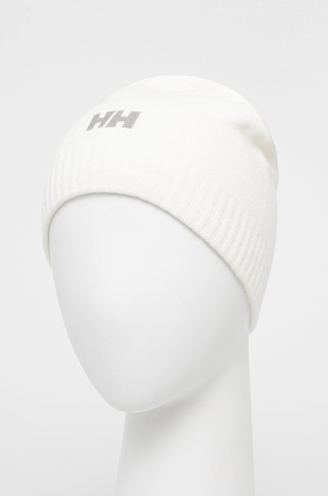 Helly Hansen Czapka kolor biały z cienkiej dzianiny 57502-990 - zdjęcie produktu nr 2