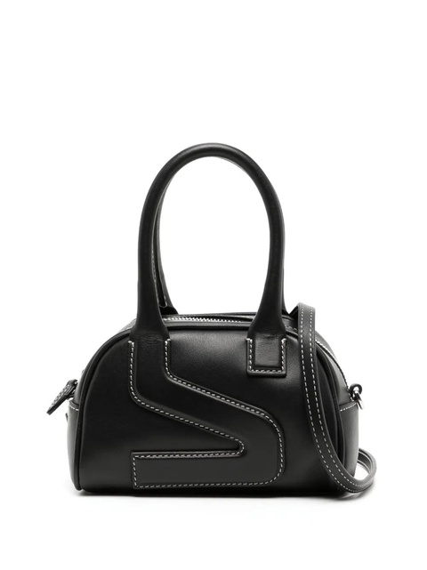 Yuzefi embossed-logo leather tote bag - Black - zdjęcie produktu nr 1