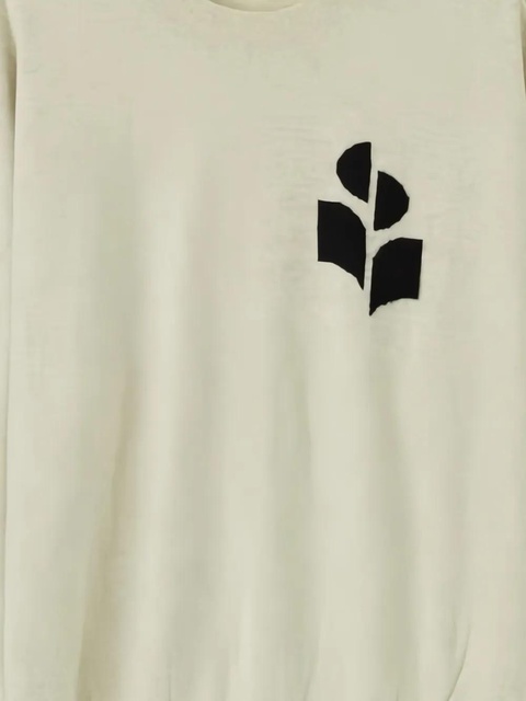 ISABEL MARANT logo-embroidered crew-neck sweater - Grey - zdjęcie produktu nr 2