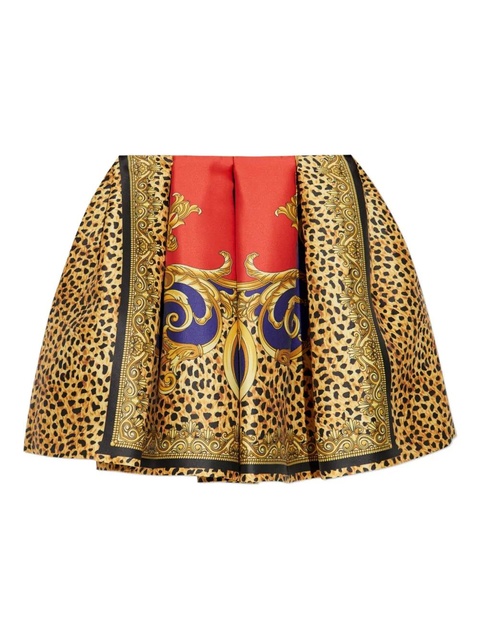 Versace volume-pleats ballet mini skirt - Yellow - zdjęcie produktu nr 1