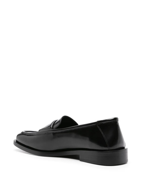 The Attico Amanda leather loafers - Black - zdjęcie produktu nr 2