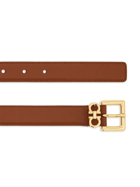 Ferragamo Gancini-plaque belt - Brown - zdjęcie produktu nr 2