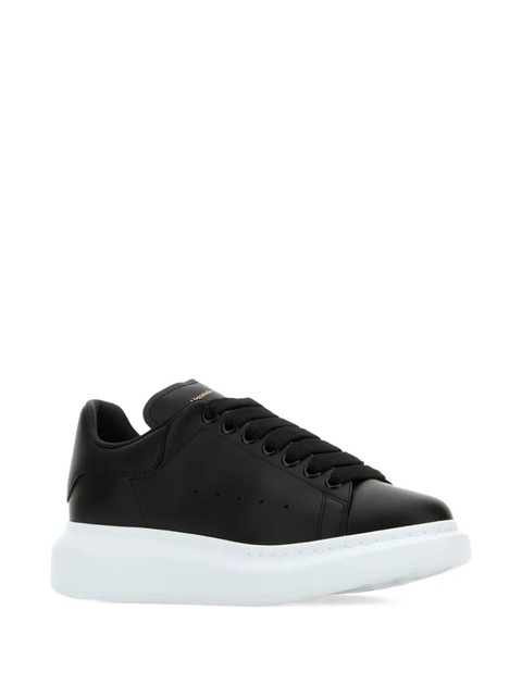 Alexander McQueen Oversized leather sneakers - Black - zdjęcie produktu nr 2