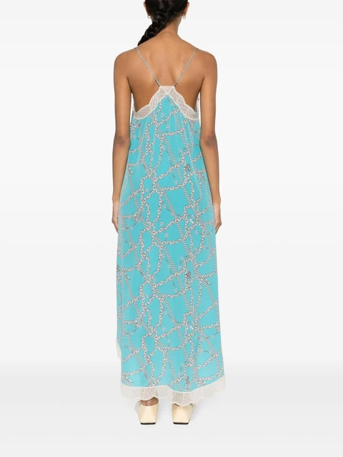 Zadig&Voltaire Ristyl logo-print maxi dress - Blue - zdjęcie produktu nr 2