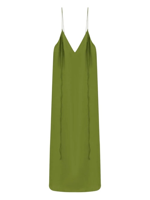 Róhe open-back silk dress - Green - zdjęcie produktu nr 1