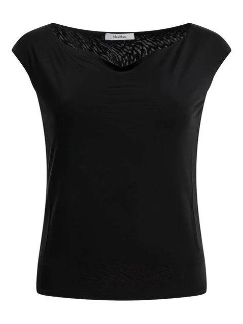 Max Mara boat-neck silk top - Black - zdjęcie produktu nr 1