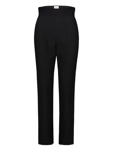 KHAITE high-waist lenn trousers - Black - zdjęcie produktu nr 1