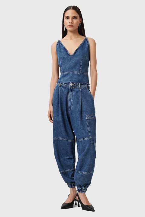 AllSaints jeansy SOL damskie high waist W005TD - zdjęcie produktu nr 1