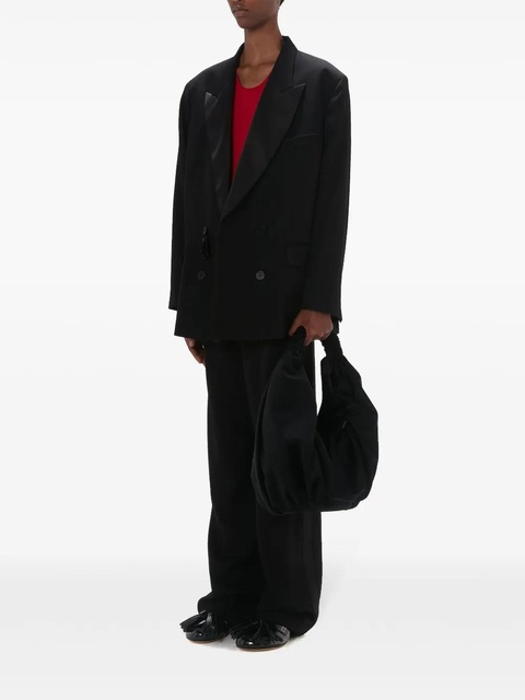 JW Anderson wide-leg mid-rise trousers - Black - zdjęcie produktu nr 2