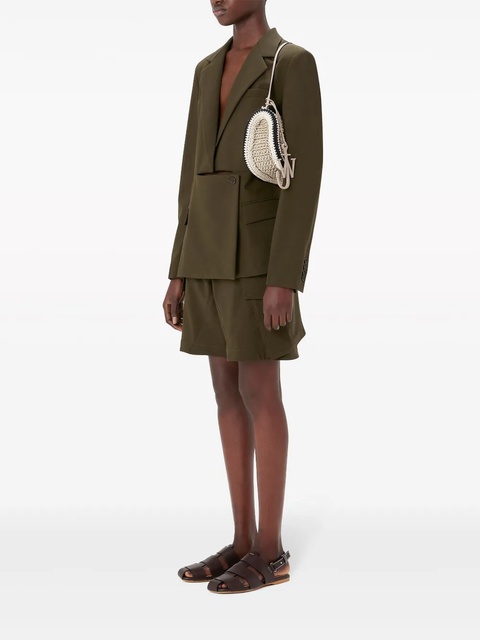 JW Anderson tailored wool cargo shorts - Green - zdjęcie produktu nr 1