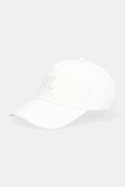 Calvin Klein czapka z daszkiem bawełniana kolor beżowy LV04F5044G - zdjęcie produktu nr 1