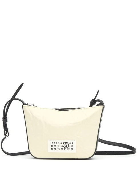 MM6 Maison Margiela mini Numeric shoulder bag - Neutrals - zdjęcie produktu nr 1